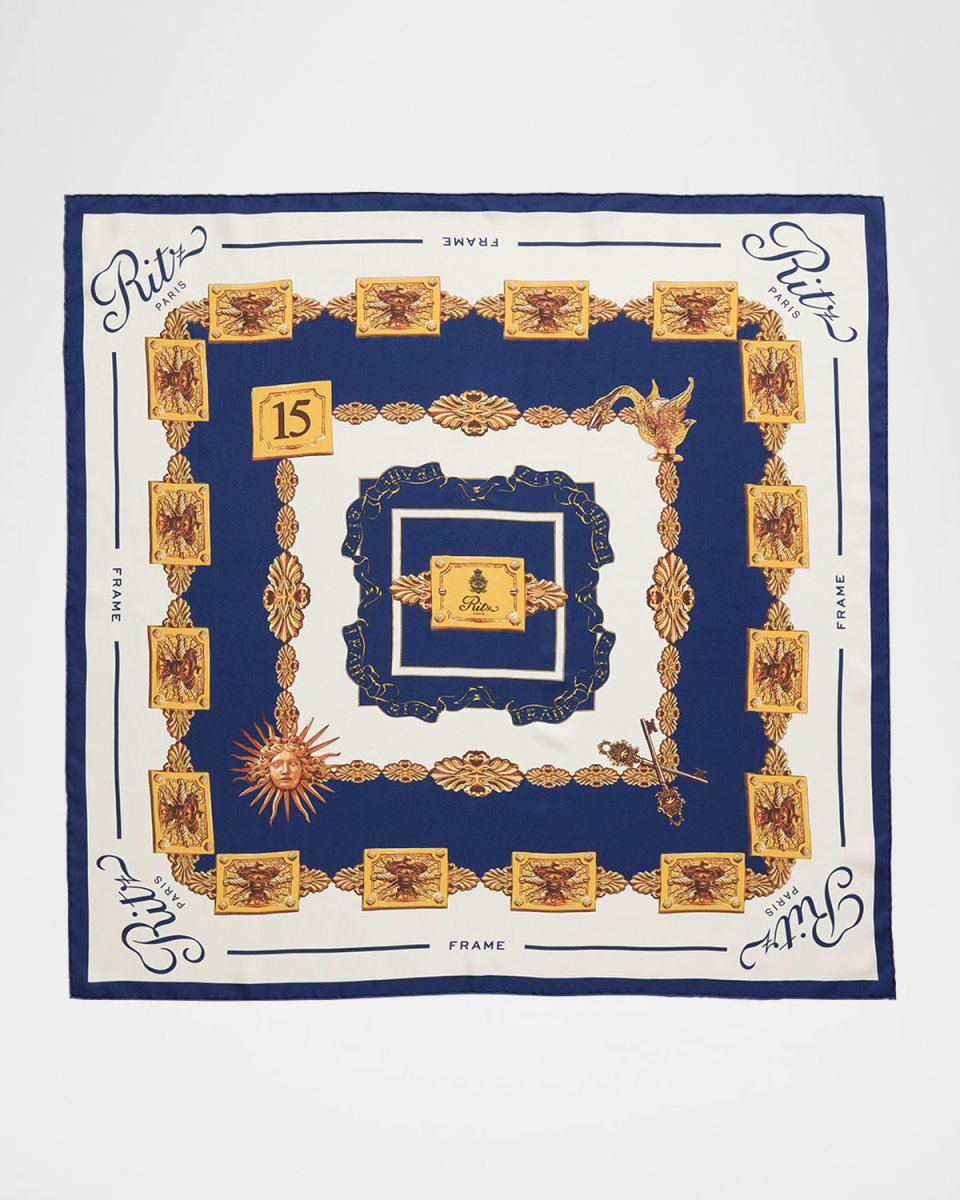 FRAME x Ritz Paris Silk Scarf